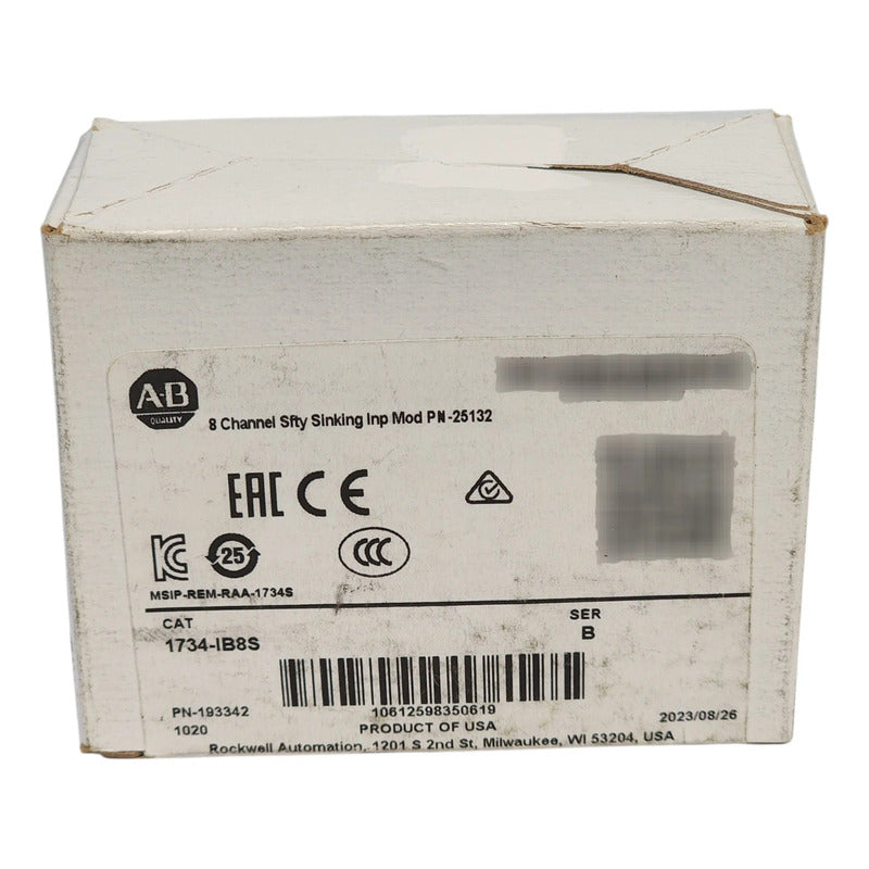 Allen-bradley 1734-ib8s Módulo De Entrada De Seguridad