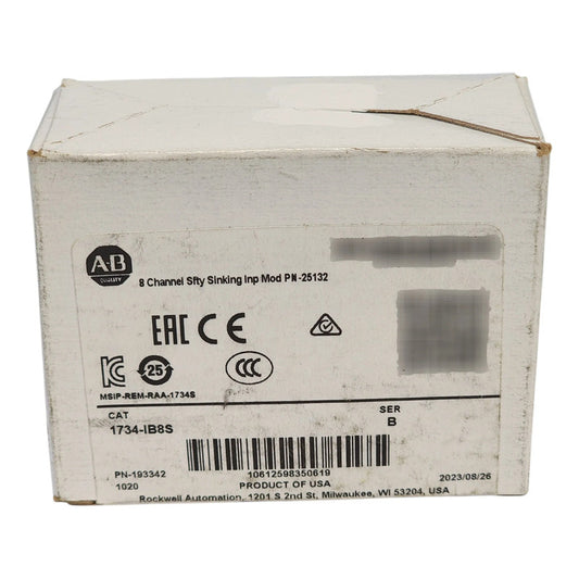 Allen-bradley 1734-ib8s Módulo De Entrada De Seguridad