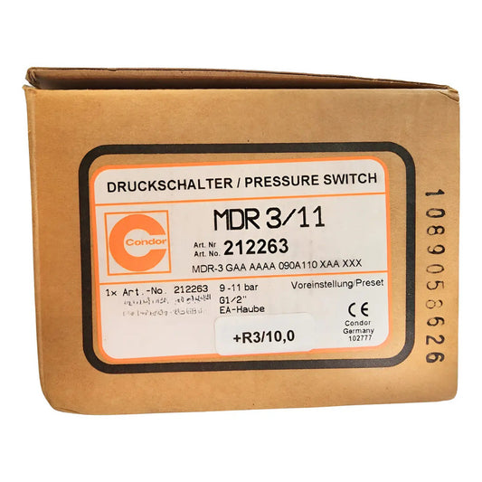 Condor Mdr 3/11 212263 Interruptor De Presion Negro