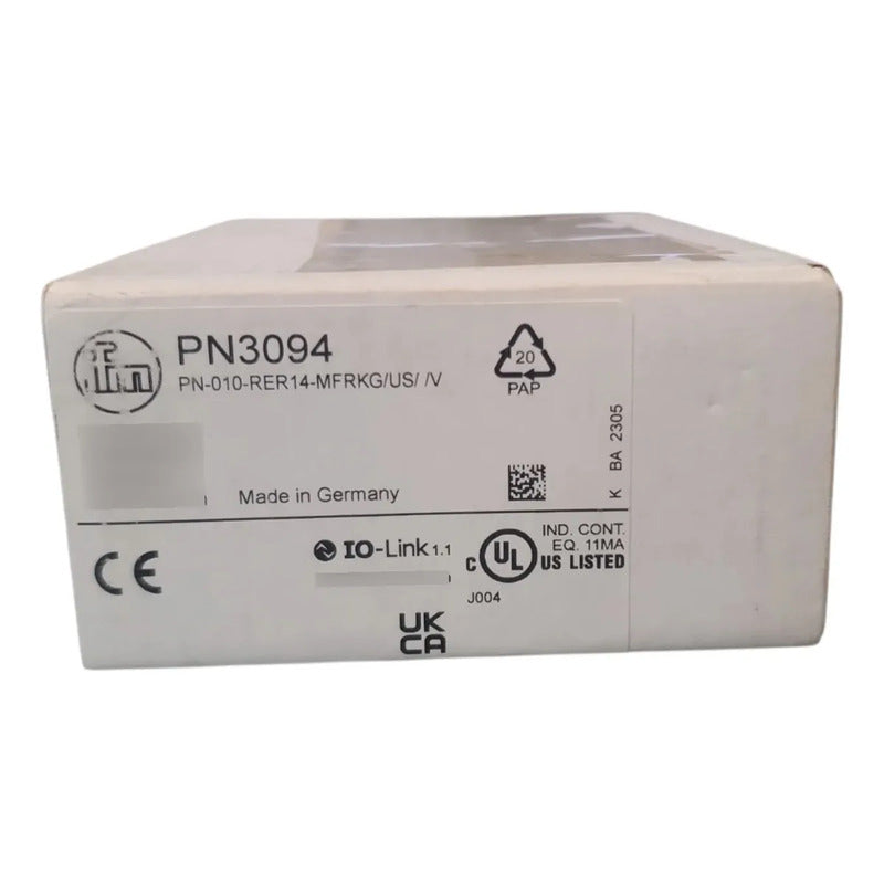 Ifm Pn3094 Sensor De Presión -1 A 10 Bar Io-link