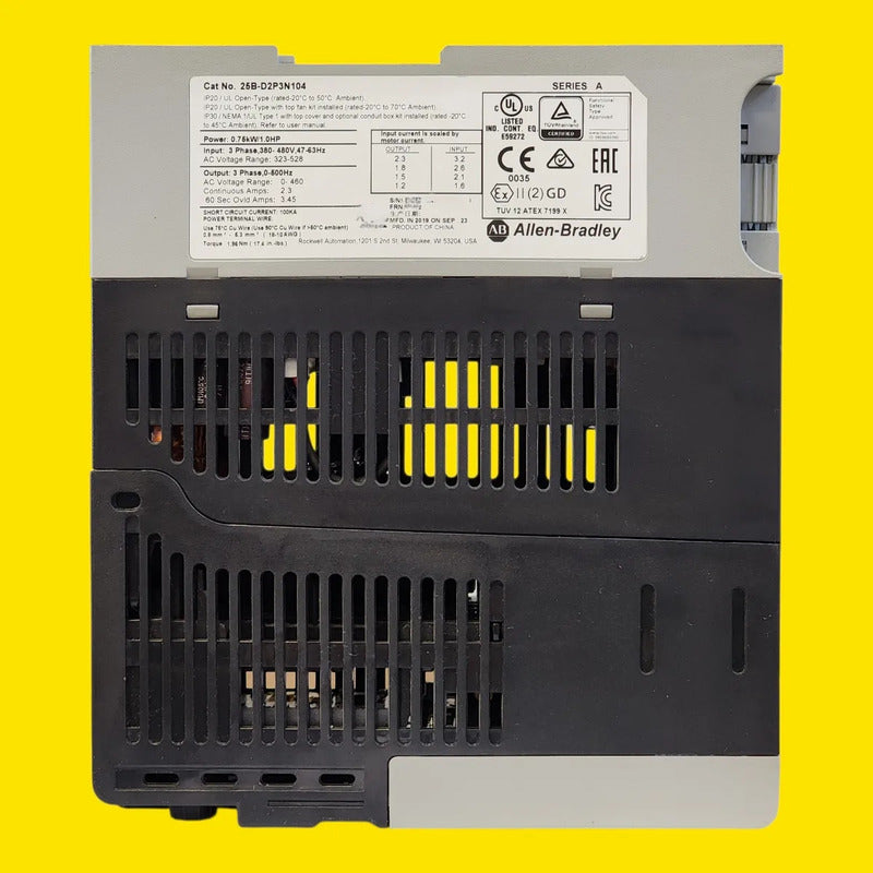 Allen-bradley 25b-d2p3n104 Powerflex 525 1hp