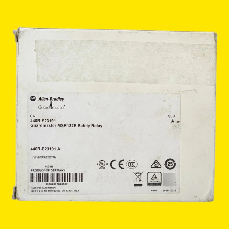 Allen-bradley 440r-e23191 Guardmaster Msr132e Relay Con Caja