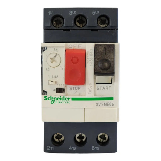 Guardamotor Termomagnético Gv2me06 Schneider 50/60 Hz