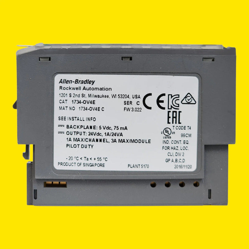 Allen-bradley 1734-ov4e Módulo De Salida Digital Point I/o