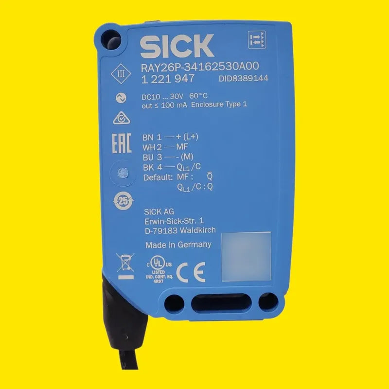 Sick Ray26p-34162530a00 1221947 Sensor Fotoeléctrico