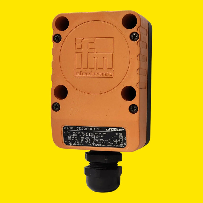 Ifm Ic0006 Sensor Inductivo Ac/dc 40mm Ip67