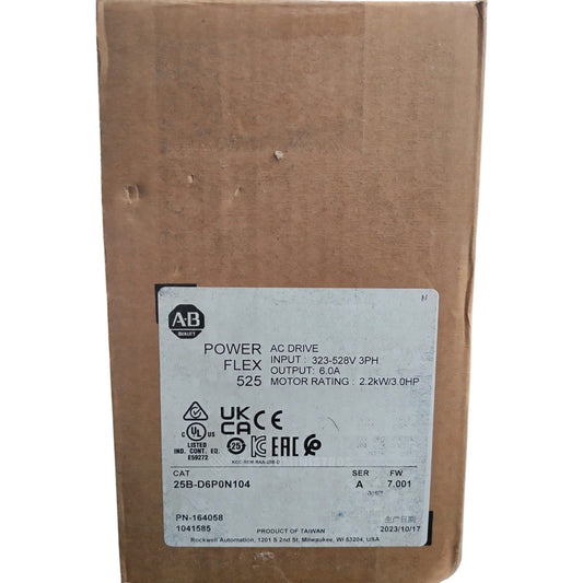 Allen Bradley 25b-d6p0n104 Variador De Frecuencia 3 Hp 440v
