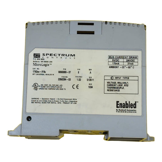 Spectrum 1762sc-if8u Spt Universal Analog