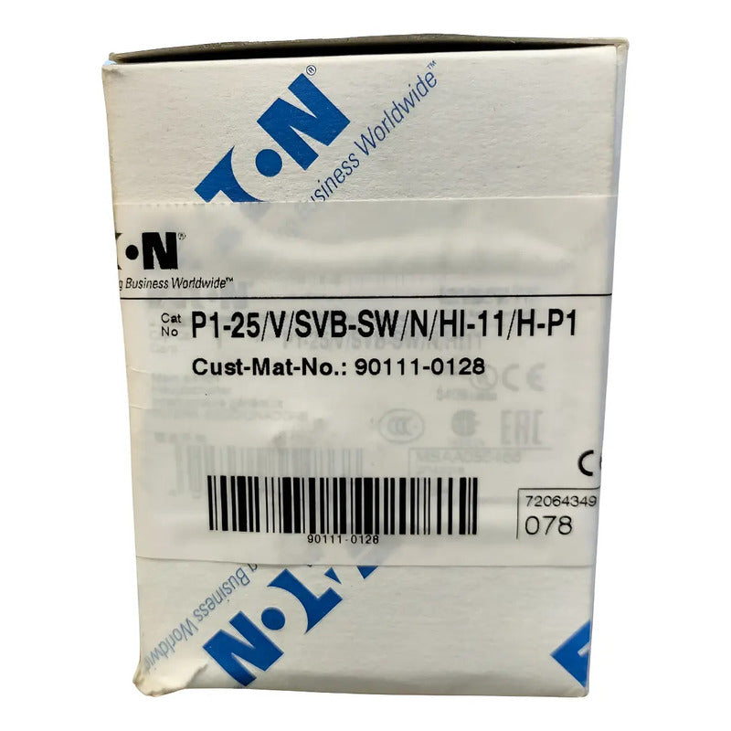 Eaton P1-25/v/svb Switch Principal En Caja