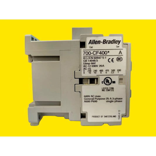 Allen-bradley 700-cf400d Contactor De Control