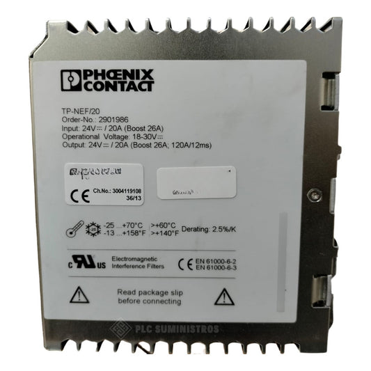 Phoen Ixtp-nef/20 Fuente De Alimentación Interruptor