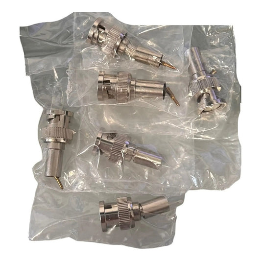 031-80102 Conector Bnc Macho 75 Ohms Para Cable Gris