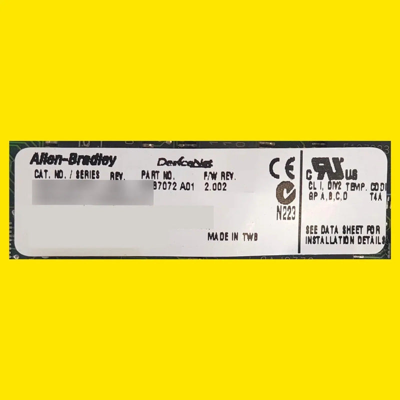 Tarjeta Allen-bradley 1788-dnb0 | Escáner Devicenet Logix