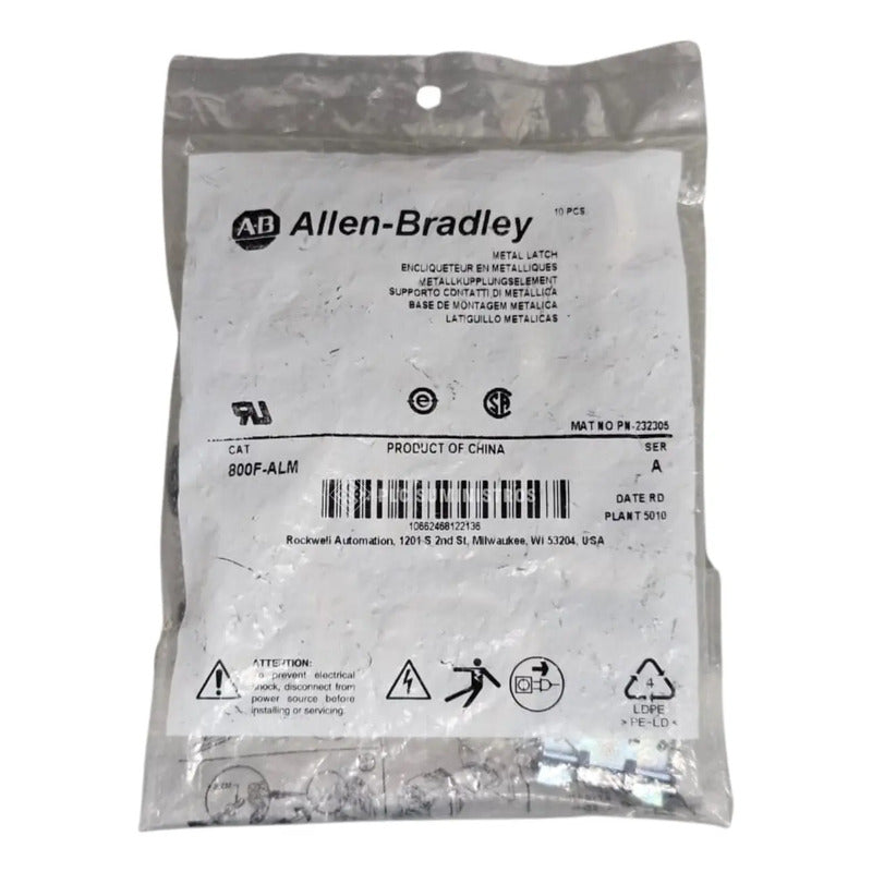 Allen-bradley 800f-alm Base De Montaje Metálica. -