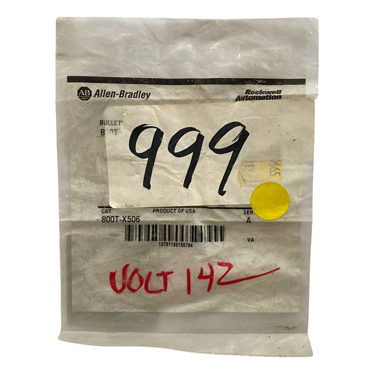 Allen Bradley 800t-x506 Placa De Leyenda For-rev