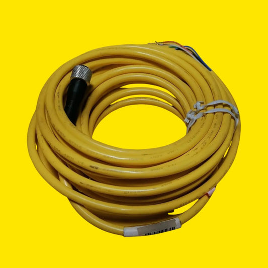 Banner 70884 Qde-825d Cable 8 Pin Cable Amarillo 25ft Pvc. L