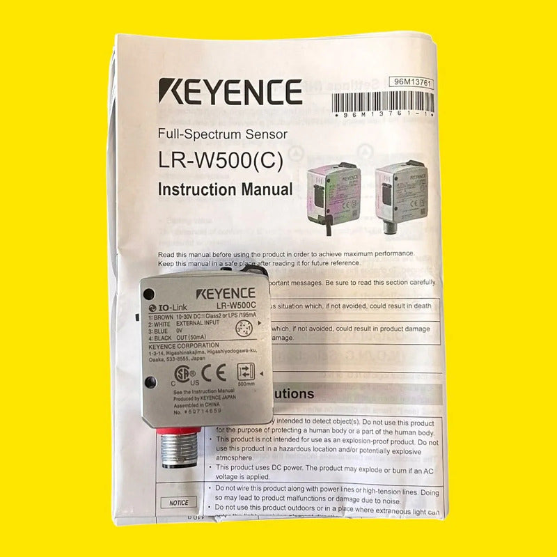 Keyence Lr-w500c  Sensor Laser De Color Espectro