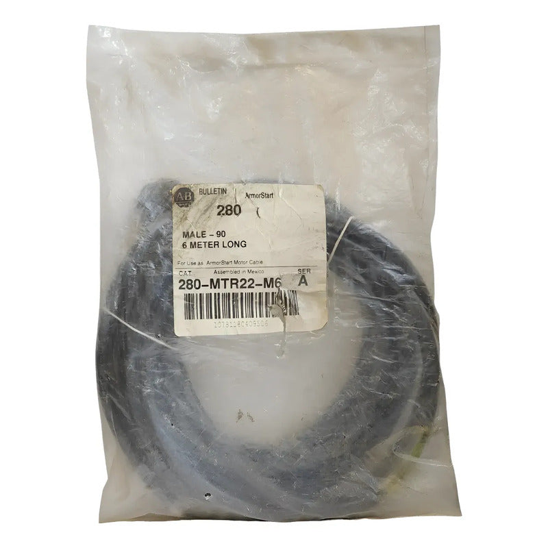 Allen-bradley 280-mtr22-m6 Cable Motor M22 90 Grados 6m Negro