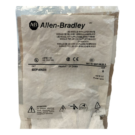 Allen-bradley 800f-mn3w Boton De Presion