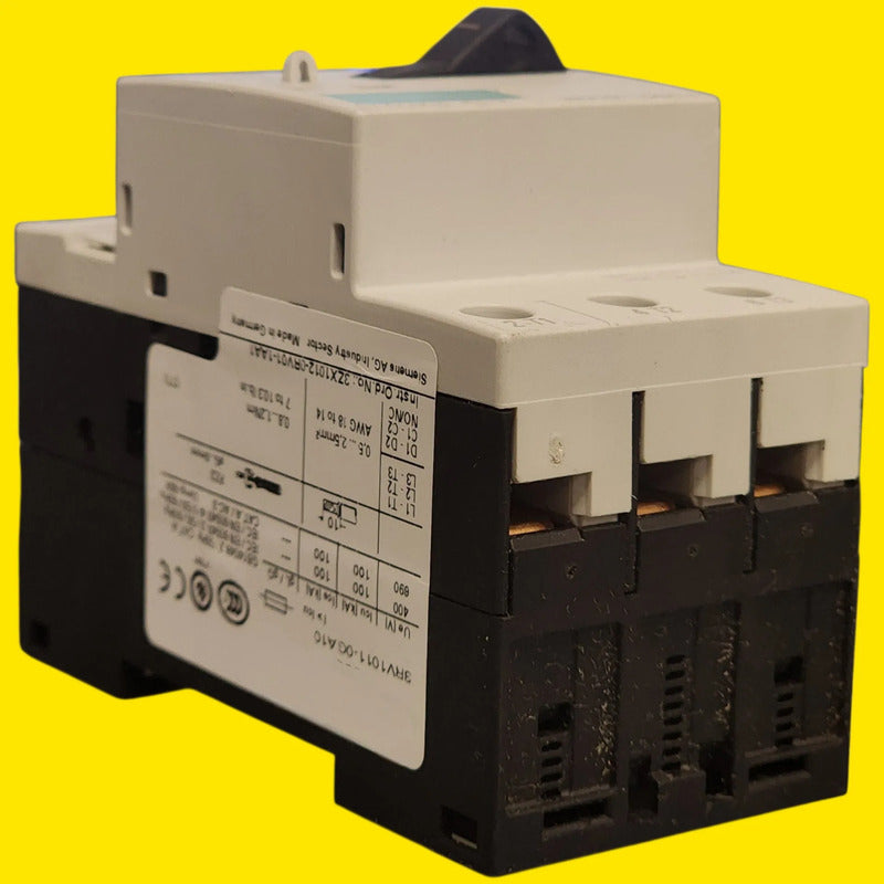 Siemens 3rv1011-0ga10 Guardamotor Termomagnético 50hz/60 Hz