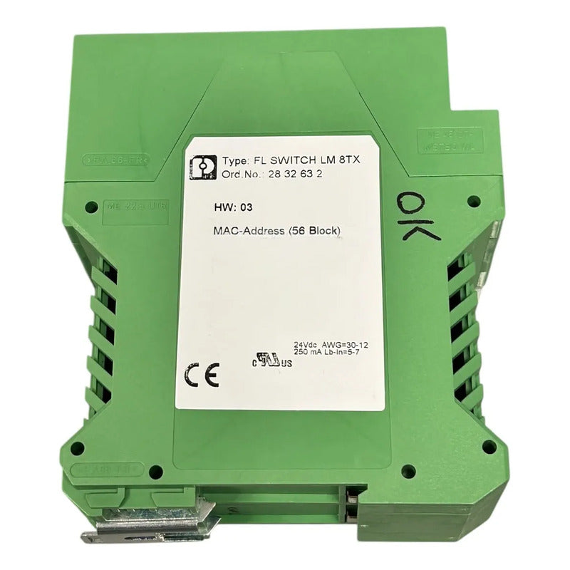Phoenix Contact Fl Switch Lm 8tx Switch Ethernet 8 Puertos