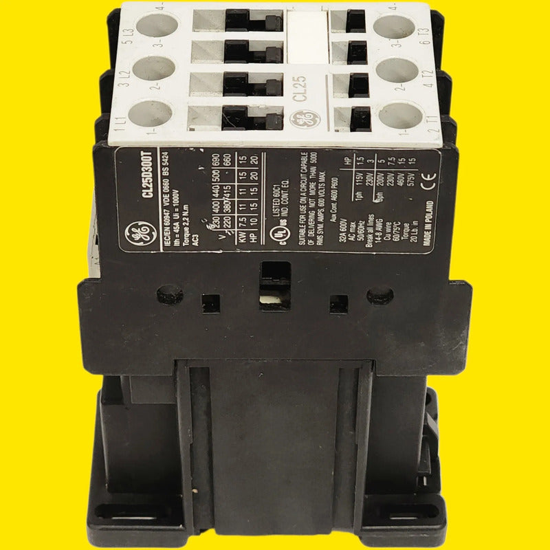 General Electric Cl25d300t Contactor Trifásico Plc