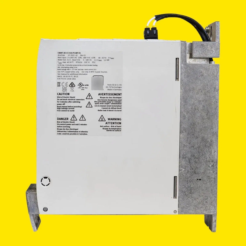 Festo Cmmt-as-c3-11a-p3-mp-s1 Servo Controlador 400v
