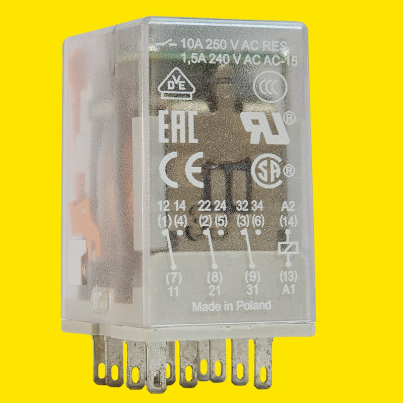 Relé Abb Cr-m024dc3l 24vdc 3co Serie Cr-m Industrial