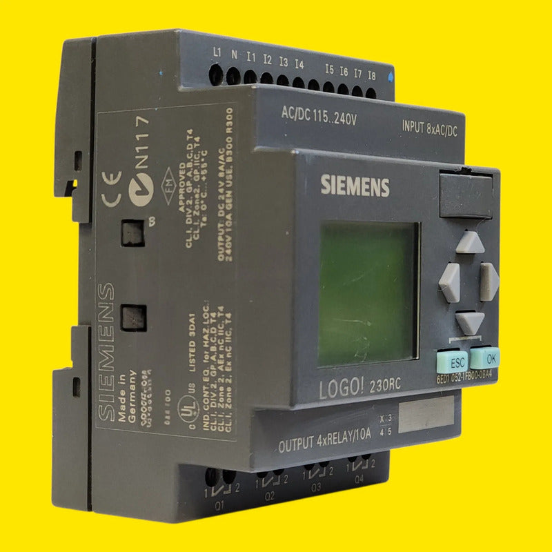 Siemens 6ed1 052-1fb00-0ba4 Controlador Lógico Logo!