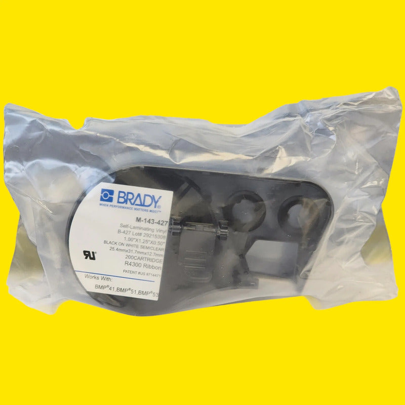 Brady M-143-427 Etiqueta Autolaminable Para Cable Azul