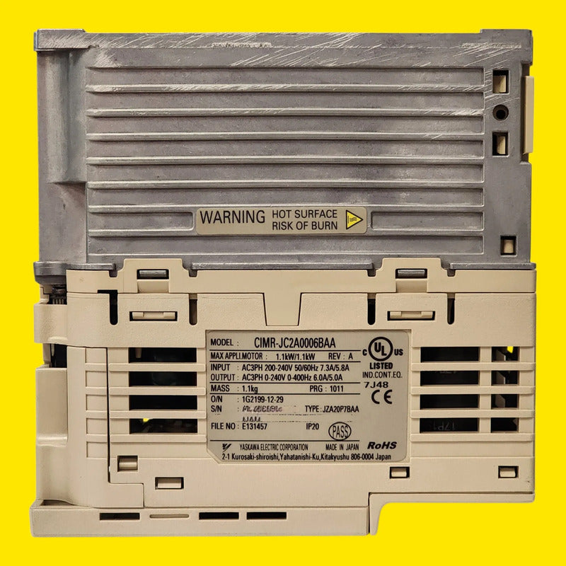 Yaskawa Cimr-jc2a0006baa Variador J1000 1.1kw 200-240v