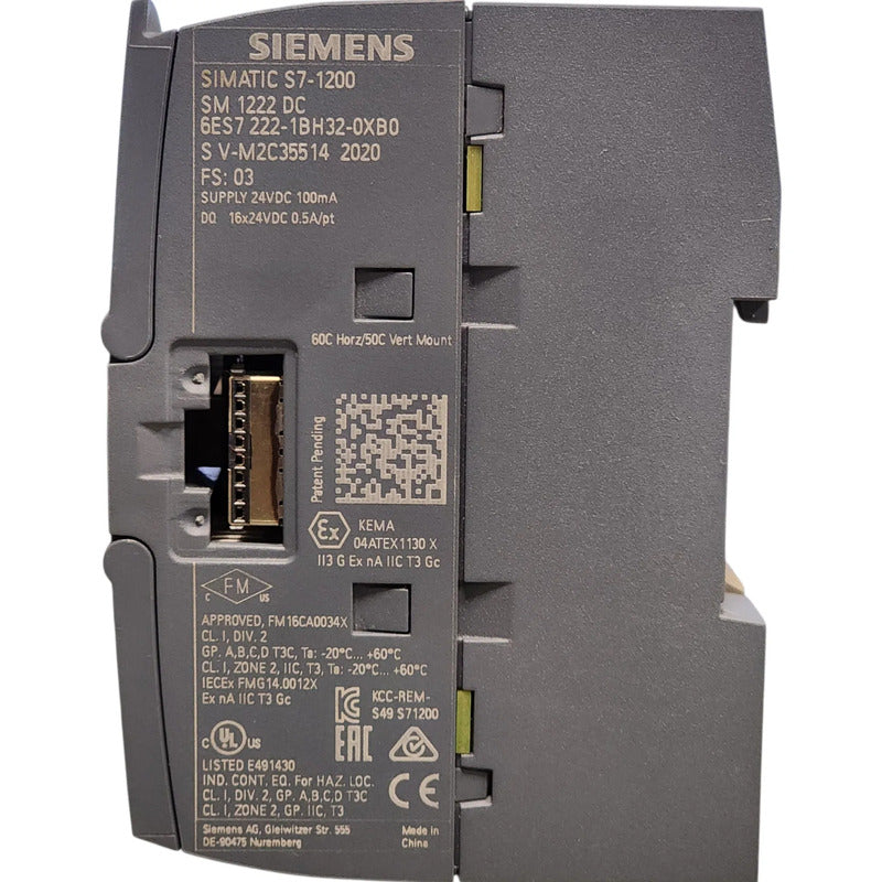 Siemens 6es7222-1bh32-0xb0 Módulo 16 Salidas S7-1200