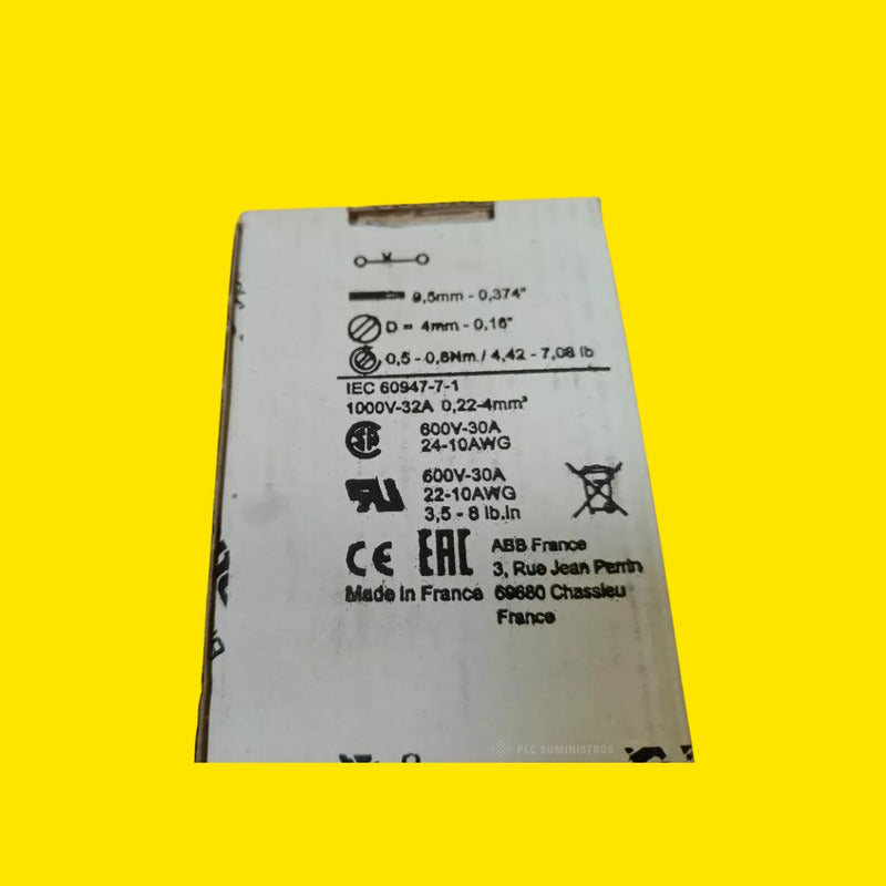 Abb - Abb M4/6 Entrelec Sna Series 800 V Ac 1sna115116r0700.