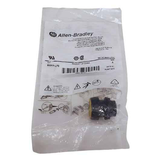 Allen Bradley 800fp-lf5 Pulsador  Amarillo