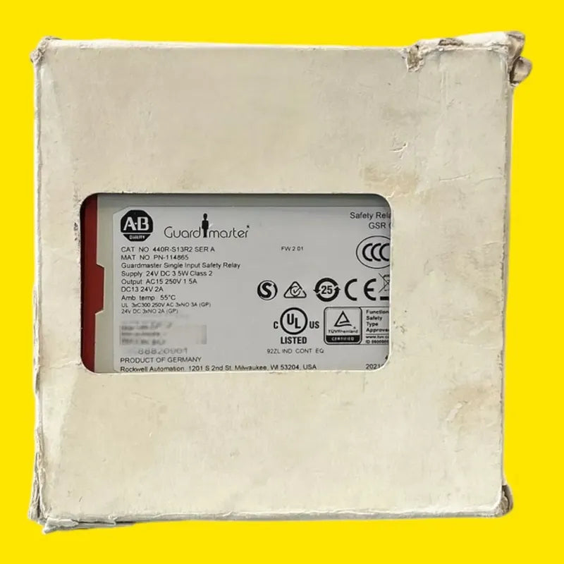 Allen-bradley Guardmaster 440r-s13r2 Sola Entrada Relé