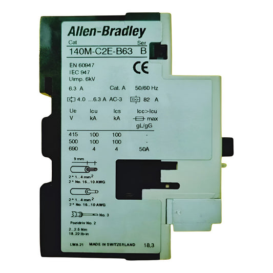 Allen-bradley 140m-c2e-b63 Guarda Motor 50 Hz-60hz