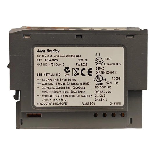 Módulo Allen-bradley 1734-ow4 4 Salidas Digitales