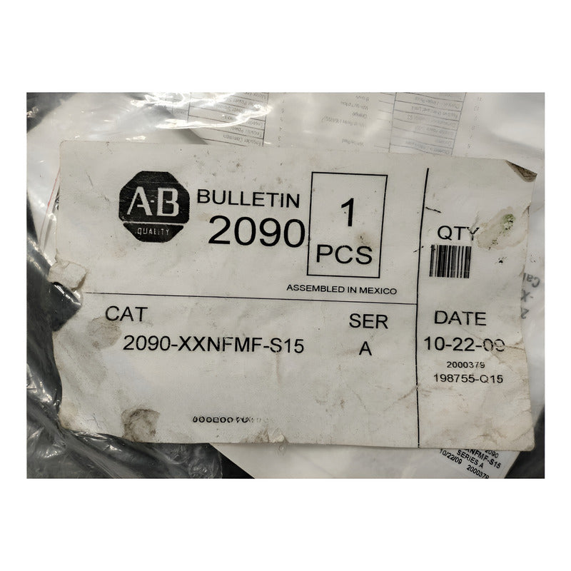 Allen Bradley 2090-xxnfmf-s15 15m Cable De Retroalimentación