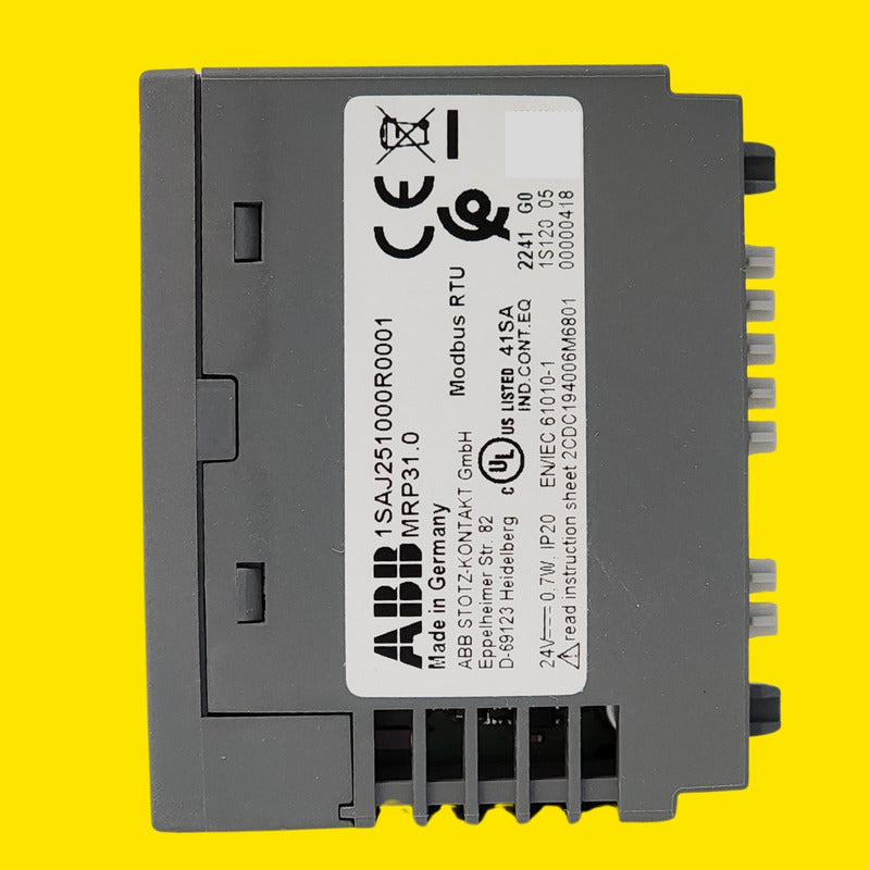 Interfaz Modbus Rtu Abb Mrp31.0 1saj251000r0001
