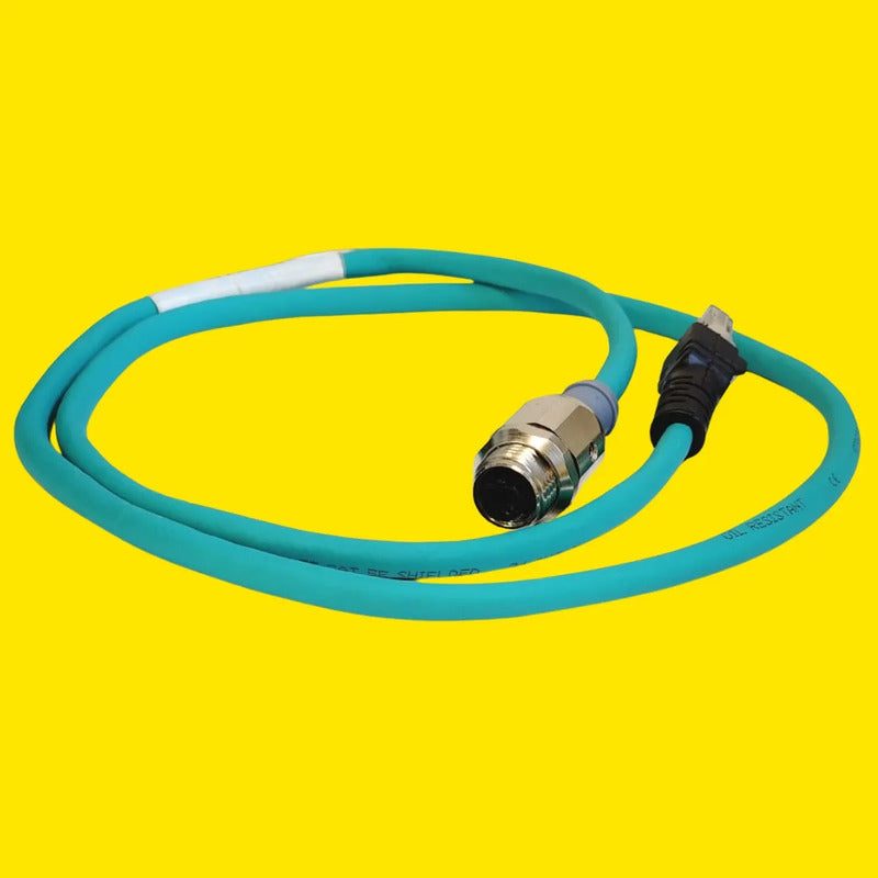 Cable Ethernet Industrial Turck 1m M12 A Rj45 Blindado Tpe