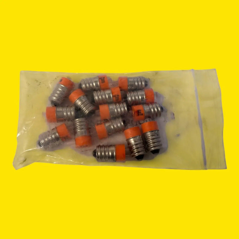 Ledtx Sf421 Conector M12 Hembra 3 Polos Cable 2m Naranja Oscuro
