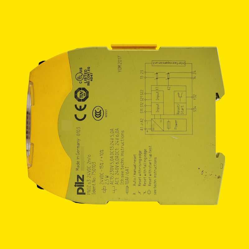 Relé De Seguridad Pilz Pn0z S3 (#750103) Industrial Din