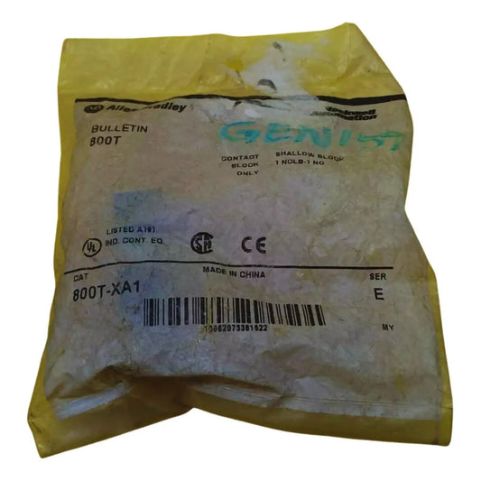 Bloque De Contacto De Allen Bradley 800t-xa1
