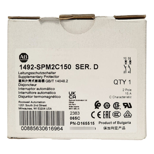 Interruptor Termomagnético Allen Bradley 1492-spm2c150