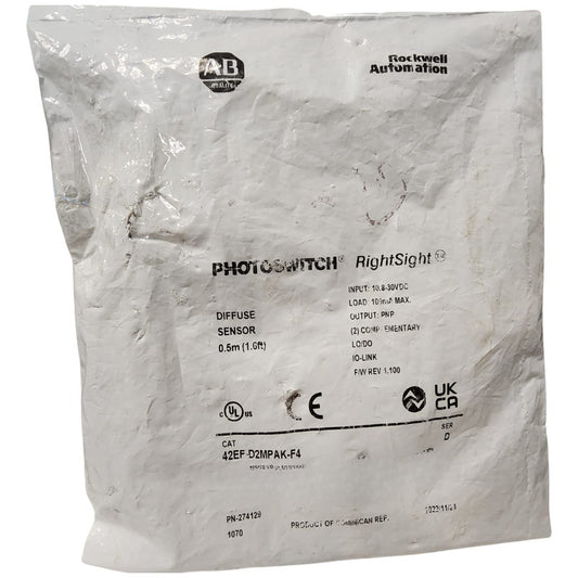 Allen Bradley 42ef-d2mpak-f4 - Photoswitch