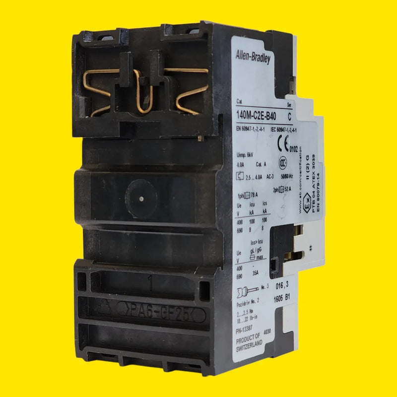 Allen-bradley 140m-c2e-b40 Guardamotor 4a 3 Polos Industrial 50/60 Hz