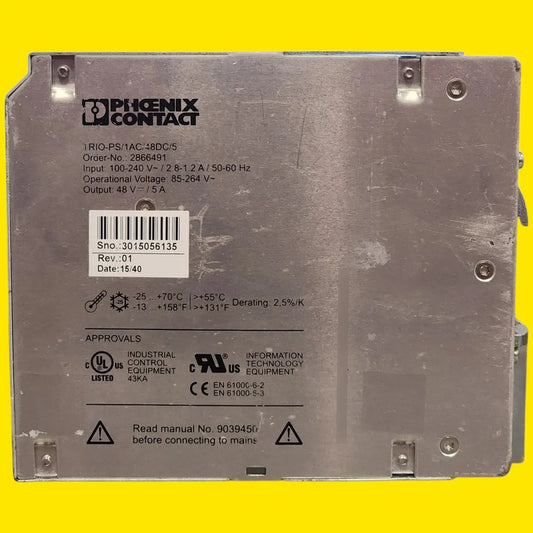 Phoenix Contact Trio-ps/1ac/48dc/5 2866491 Fuente 48v
