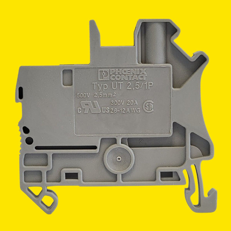 Bornera Phoenix Contact Ut2,5/1p D-32825 300v 20a Caja C/50p