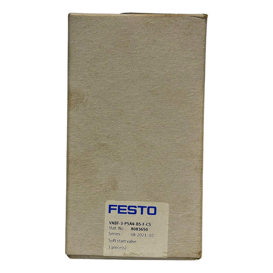 Festo Vabf-3-psa4-bs-f-cs Soft Start Valve