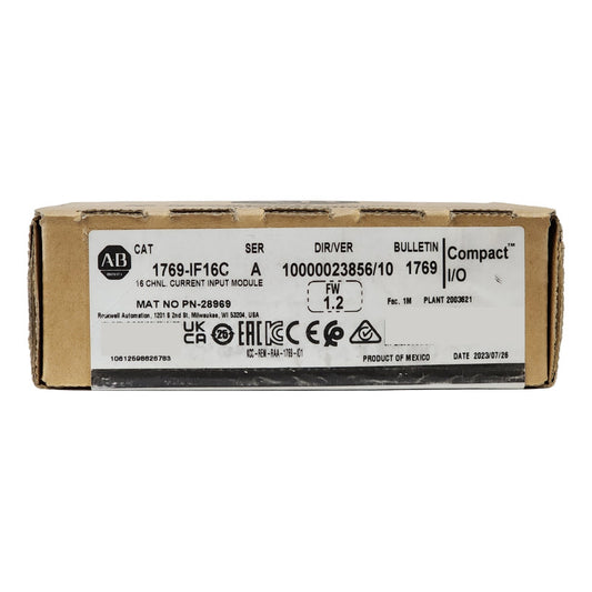 Módulo Allen Bradley 1769-if16c Entrada Analógica 16 Bits
